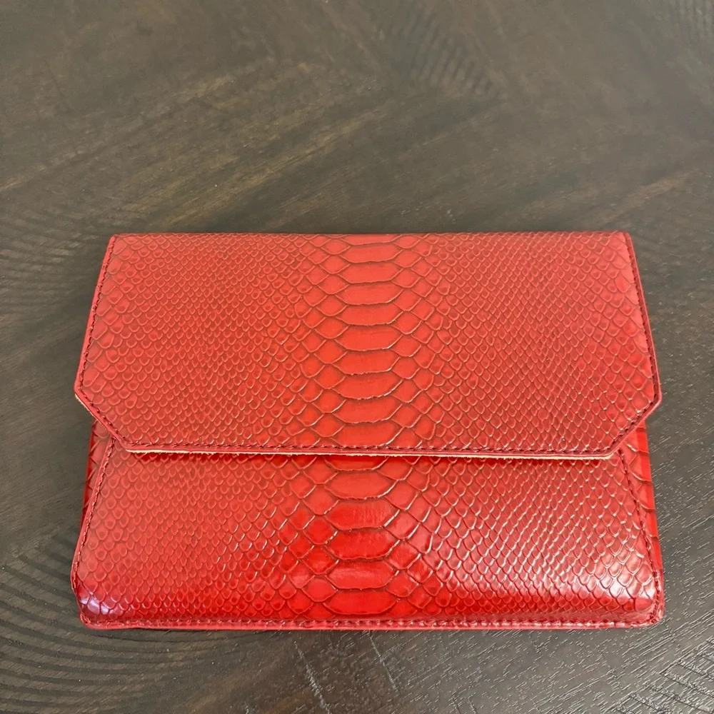 Francine Red Lexington Ave Snake Sleeve for IPad Mini and 7” Tablets